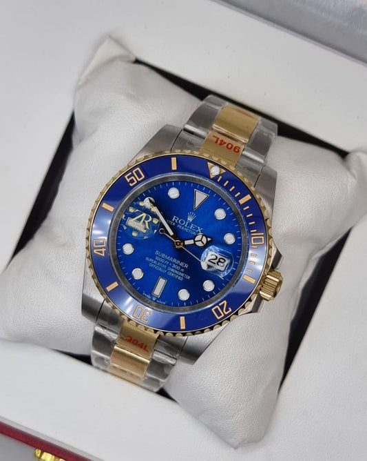 High Quality Luxury Branded Watch - Gold & Silver