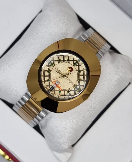 High Quality Luxury Branded Watch - Gold & Silver