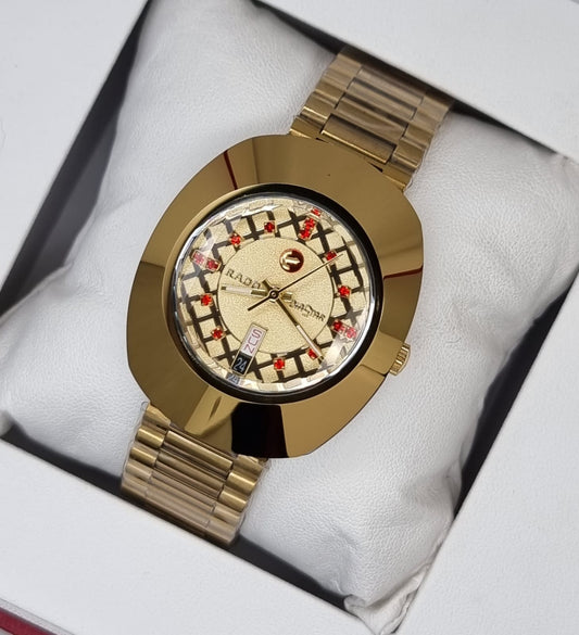 High Quality Luxury Branded Watch - Gold