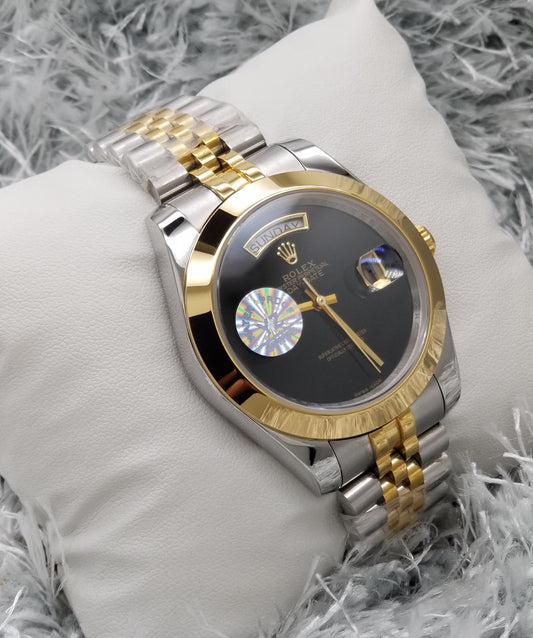 High Quality Luxury Branded Watch - Gold & Silver