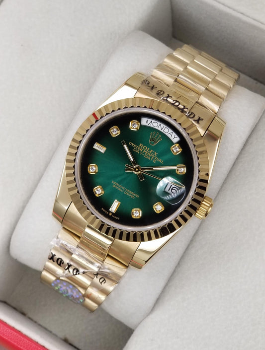 High Quality Luxury Branded Watch - Gold