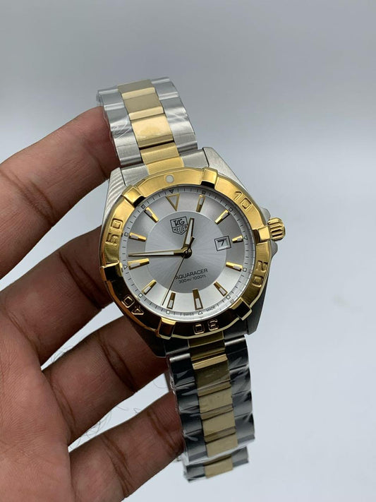 High Quality Luxury Branded Watch - Gold & Silver
