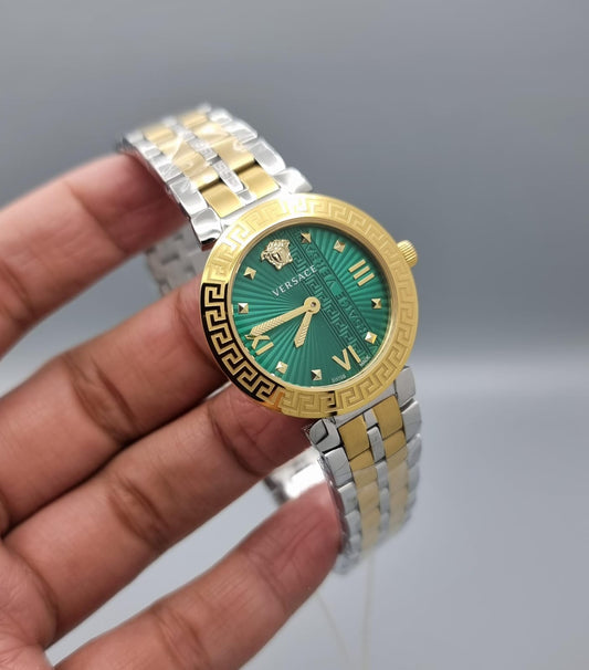 High Quality Luxury Branded Watch - Silver & Golden
