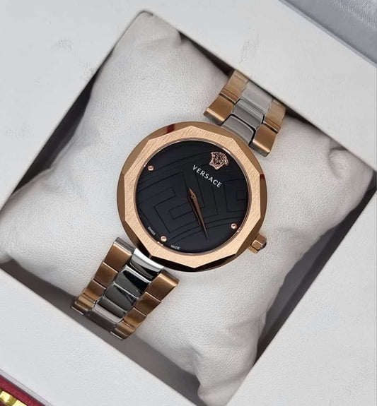 High Quality Luxury Branded Watch - Rose & Silver