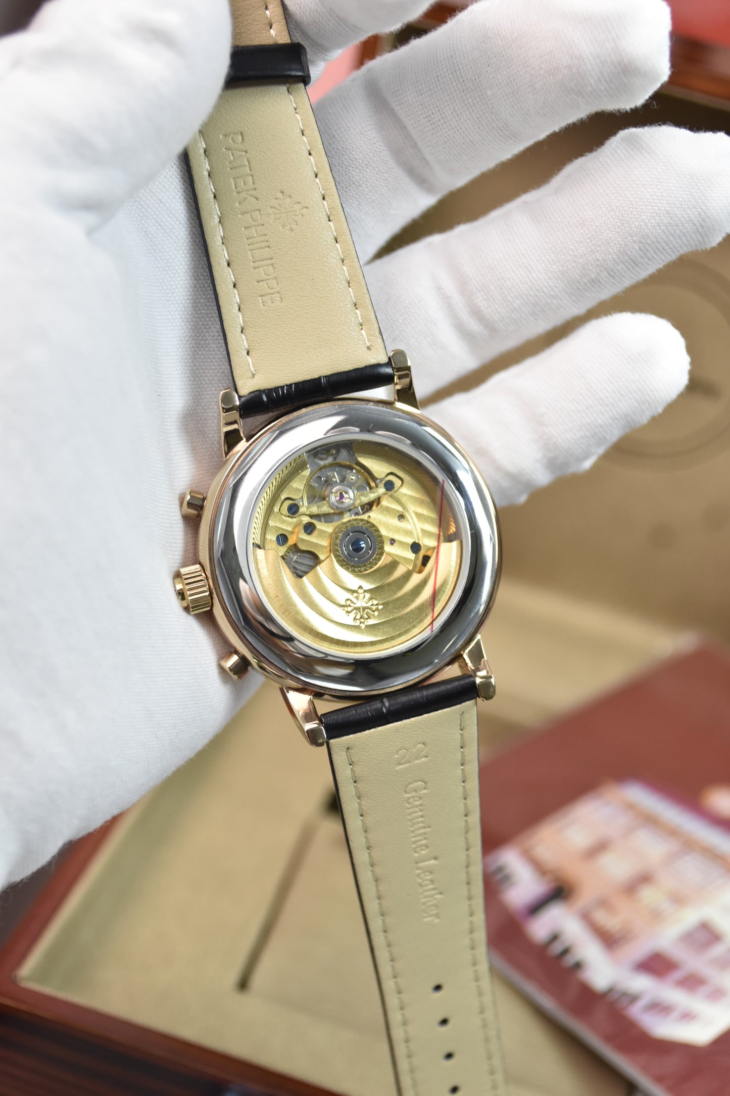 High Quality Luxury Branded Watch - Blue (Rose Gold)
