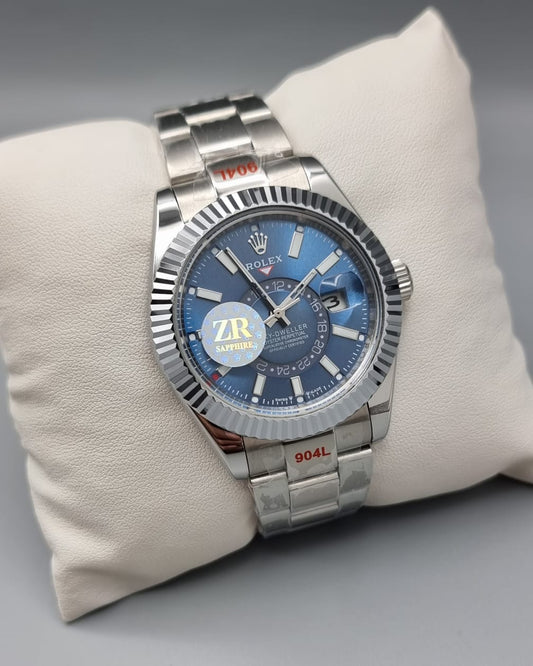 High Quality Luxury Branded Watch - Blue Dail