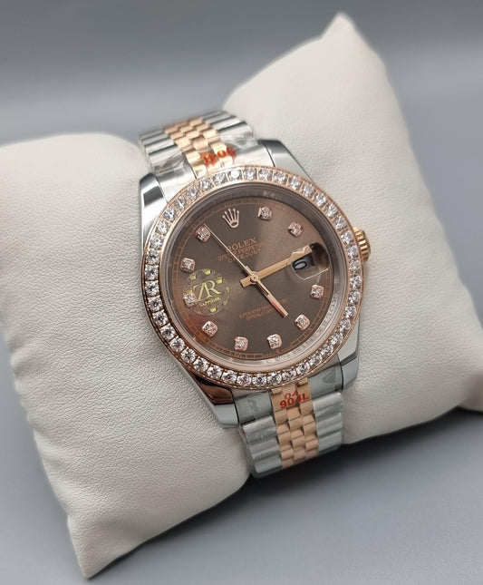 High Quality Luxury Branded Watch - Brown Dail