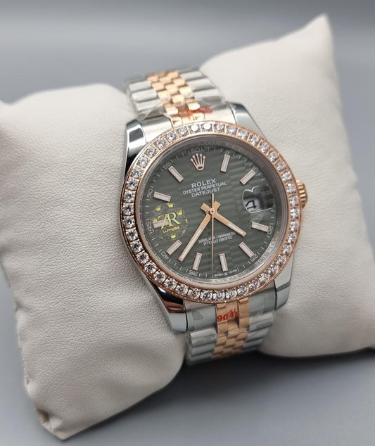 High Quality Luxury Branded Watch - Grey Dail