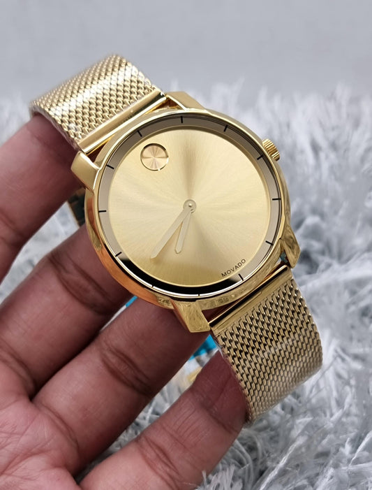 High Quality Luxury Branded Watch - Golden