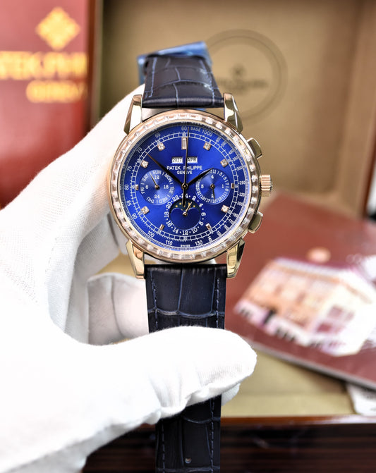 High Quality Luxury Branded Watch - Zarcoon Bezel (Rose Gold)