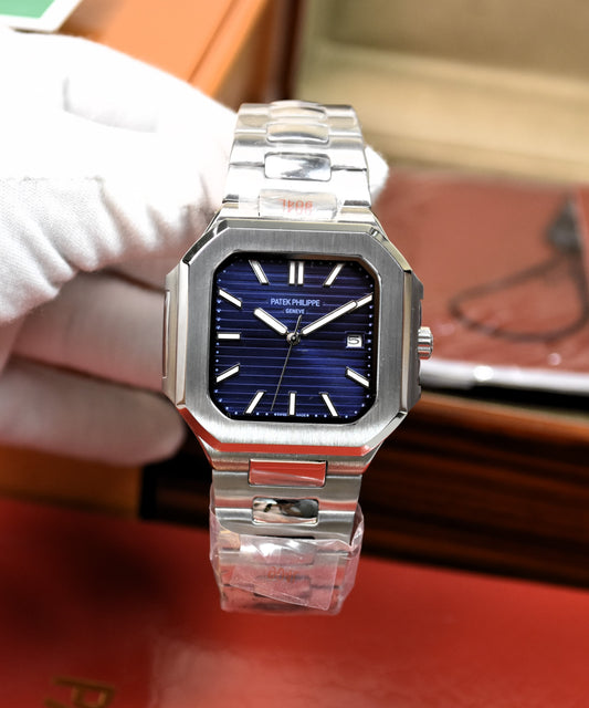 High Quality Luxury Branded Watch - Blue Dail