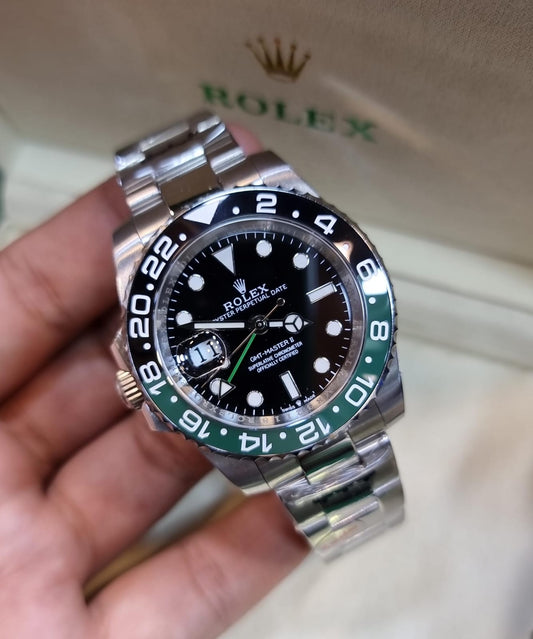 High Quality Luxury Branded Watch - Black Dail