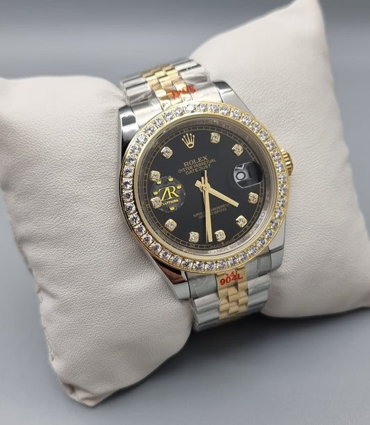 High Quality Luxury Branded Watch - Black Dail