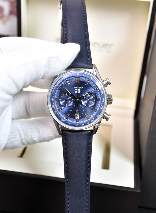 High Quality Luxury Branded Watch - Blue Dail (Copy)